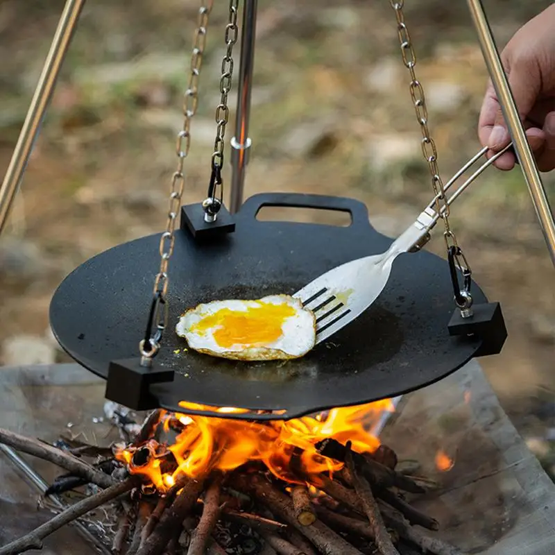 Tripod Api Unggun Aluminium un - Camping Cooking Multi Tool ulasan dan harga