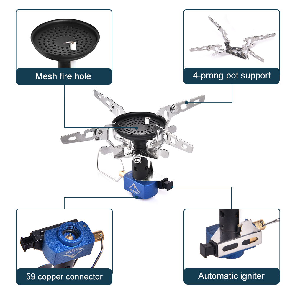 Kompor Gas Outdoor 3300W denga - Camping Cooking Gas Stove ulasan dan harga
