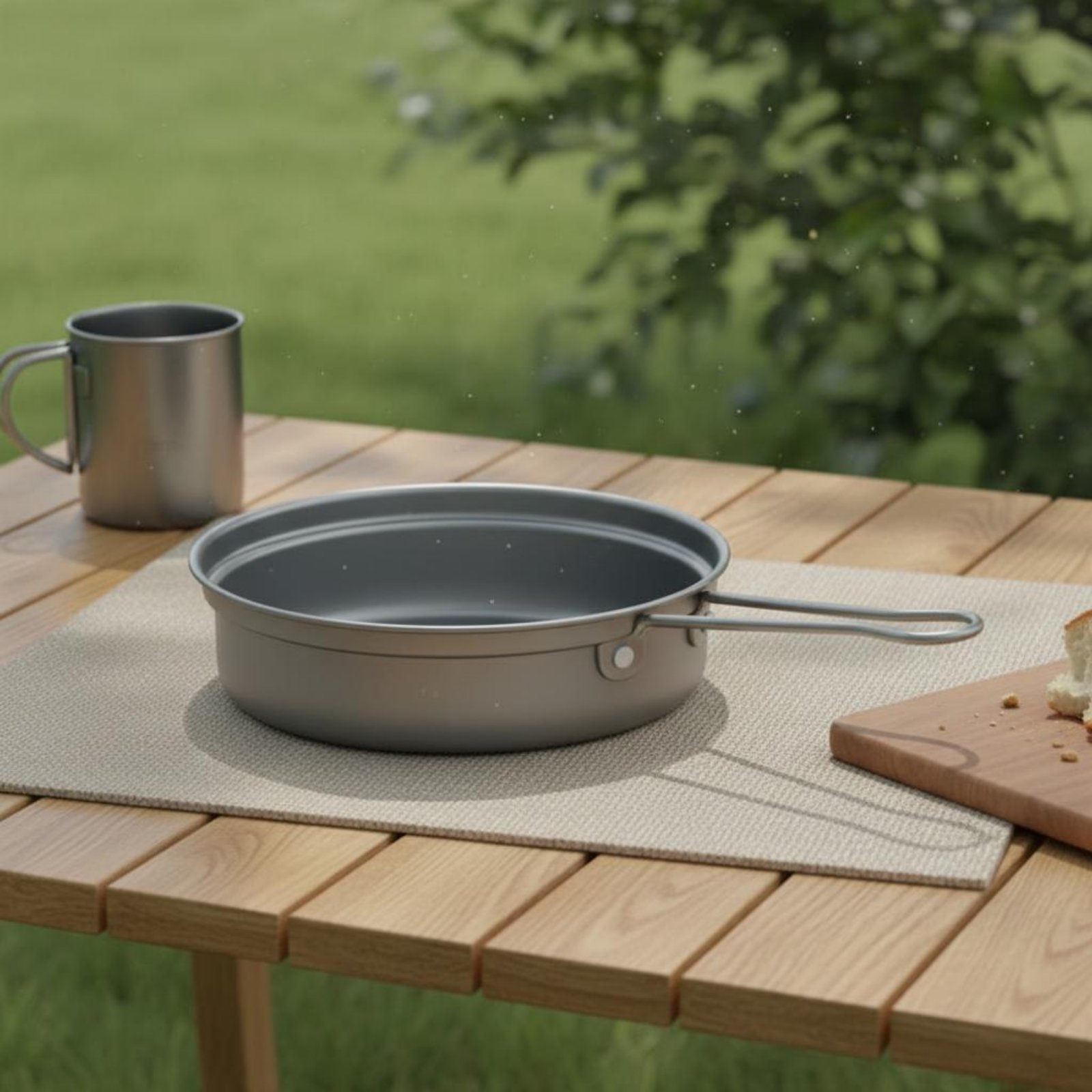 2 Buah Set Peralatan Masak Log - Camping Cooking And Dining Set ulasan dan harga