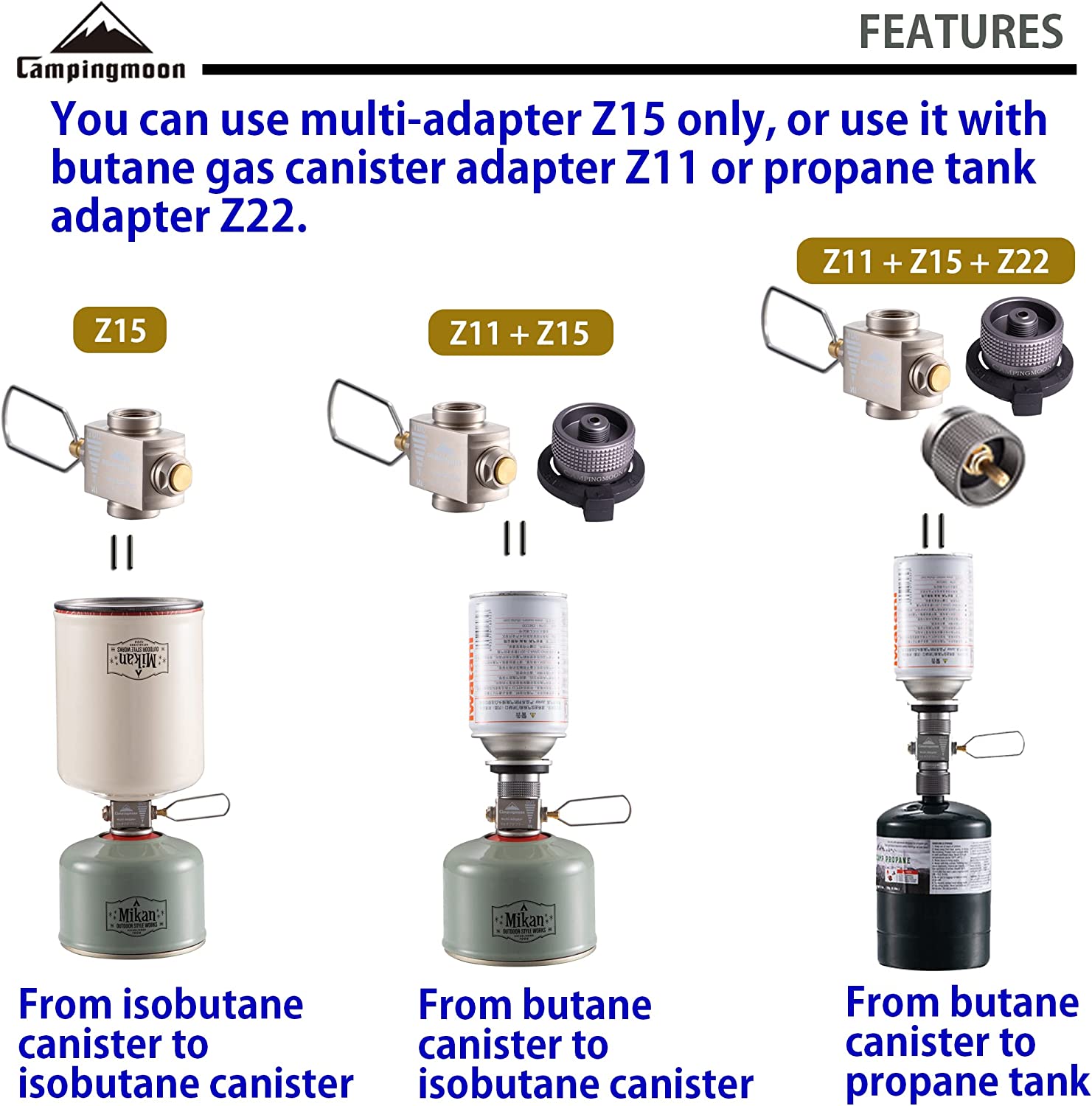 Adaptor kompor Gas, penghemat  - Camping Cooking Butane ulasan dan harga