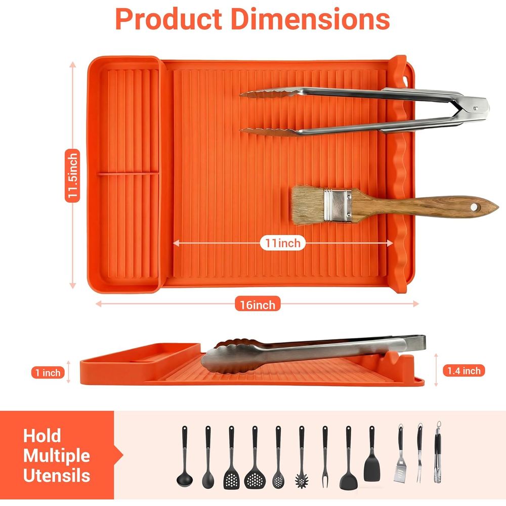Alas Panggangan Silikon Tahan  - Cooking Outdoor Camping ulasan dan harga